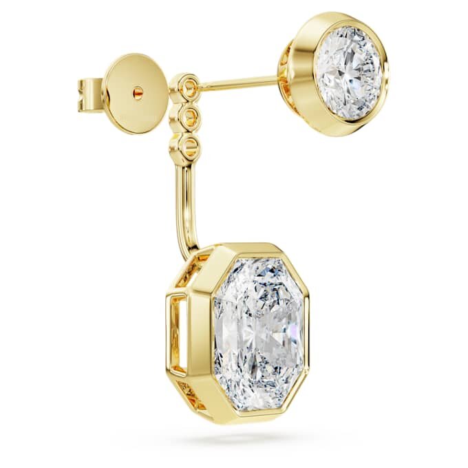 Pendientes «Octagon Jackets» con diamantes cultivados en laboratorio, 7,70 ct en total, formas variadas, oro amarillo de 18 quilates Pendientes «Octagon Jackets» con diamantes cultivados en laboratorio, 7,70 ct en total, formas variadas, oro amarillo de 18 quilates