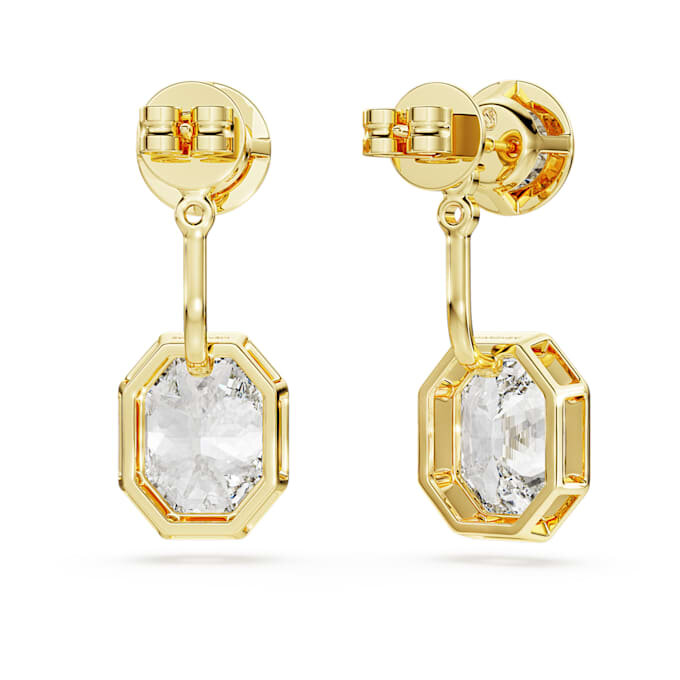 Pendientes «Octagon Jackets» con diamantes cultivados en laboratorio, 7,70 ct en total, formas variadas, oro amarillo de 18 quilates Pendientes «Octagon Jackets» con diamantes cultivados en laboratorio, 7,70 ct en total, formas variadas, oro amarillo de 18 quilates