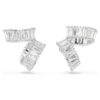Pendientes tipo «ear cuff» de Ariana Grande X Swarovski con corte baguette, blancos y chapados en rodio Pendientes tipo «ear cuff» de Ariana Grande X Swarovski con corte baguette, blancos y chapados en rodio