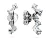 Pendientes tipo «ear cuff» Galaxy con diamantes cultivados en laboratorio, 1,25 quilates en total, formas variadas, oro blanco de 14 quilates Pendientes tipo «ear cuff» Galaxy con diamantes cultivados en laboratorio, 1,25 quilates en total, formas variadas, oro blanco de 14 quilates