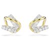 Pendientes tipo «ear cuff» Hyperbola con cortes variados, blancos, acabado en metales mixtos Pendientes tipo «ear cuff» Hyperbola con cortes variados, blancos, acabado en metales mixtos