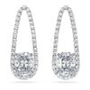 Pendientes tipo «tenis» octogonales con diamantes cultivados en laboratorio, 7,95 ct en total, formas variadas, oro blanco de 18 quilates Pendientes tipo «tenis» octogonales con diamantes cultivados en laboratorio, 7,95 ct en total, formas variadas, oro blanco de 18 quilates