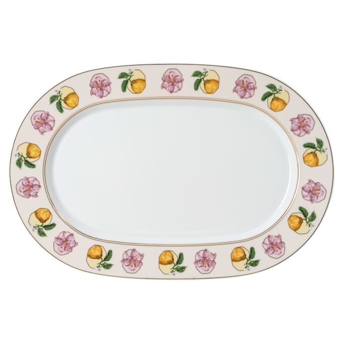 Plato Idyllia de porcelana, motivo Crystal Print, Lily Citron, pequeño, multicolor Plato Idyllia de porcelana, motivo Crystal Print, Lily Citron, pequeño, multicolor