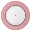 Plato llano Signum de porcelana, rosa Plato llano Signum de porcelana, rosa