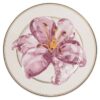 Plato para pan Idyllia de porcelana, con motivo de cristal, lirio, morado Plato para pan Idyllia de porcelana, con motivo de cristal, lirio, morado