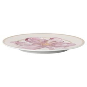 Plato para pan Idyllia de porcelana, con motivo de cristal, lirio, morado Plato para pan Idyllia de porcelana, con motivo de cristal, lirio, morado