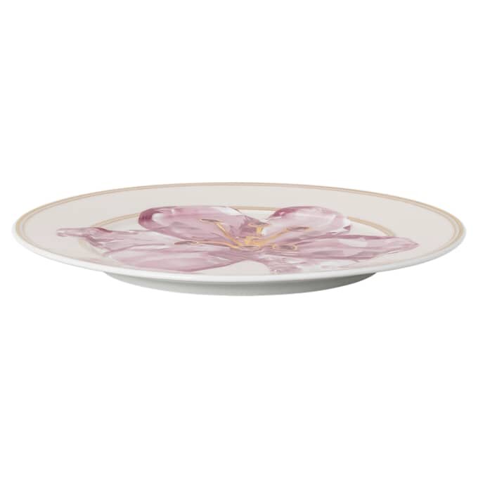 Plato para pan Idyllia de porcelana, con motivo de cristal, lirio, morado Plato para pan Idyllia de porcelana, con motivo de cristal, lirio, morado