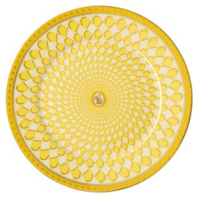 Plato para pan Signum de porcelana, amarillo