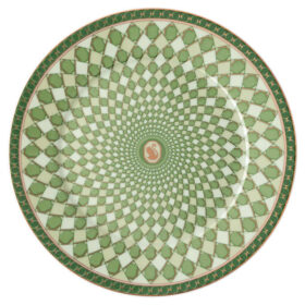 Plato para pan Signum de porcelana, verde Plato para pan Signum de porcelana, verde
