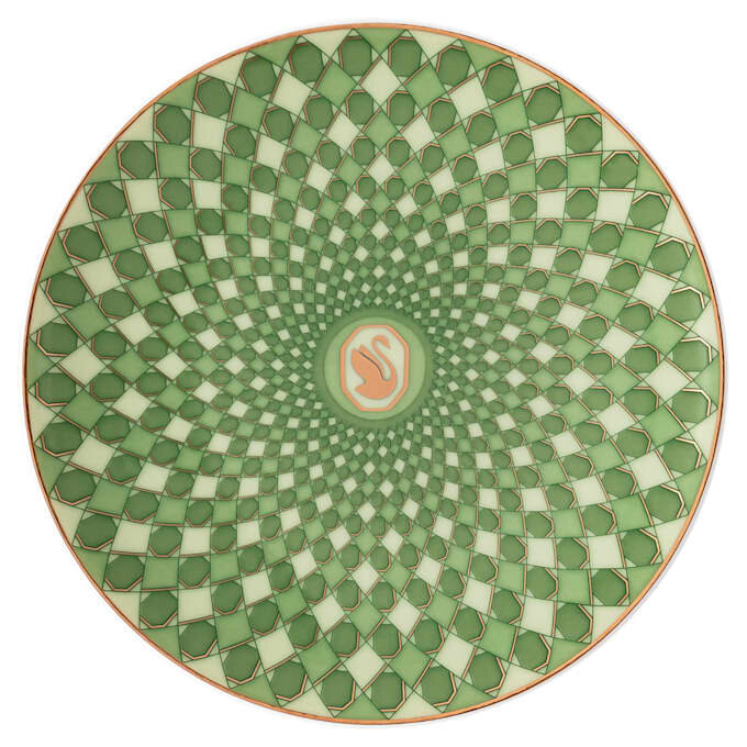 Plato Signum de porcelana, pequeño, verde Plato Signum de porcelana, pequeño, verde