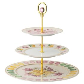 Porcelana Idyllia éTagèRe, motivo de cristal, multicolor