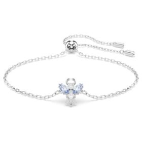 Pulsera mágica «Ángel», azul, chapada en rodio Pulsera mágica «Ángel», azul, chapada en rodio