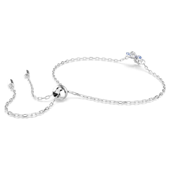 Pulsera mágica «Ángel», azul, chapada en rodio Pulsera mágica «Ángel», azul, chapada en rodio