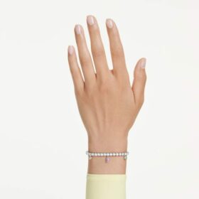 Pulseras Ariana Grande X Swarovski con cortes variados, multicolor, chapada en rodio Pulseras Ariana Grande X Swarovski con cortes variados, multicolor, chapada en rodio