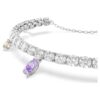Pulseras Ariana Grande X Swarovski con cortes variados, multicolor, chapada en rodio