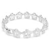 Pulseras Ariana Grande X Swarovski, corte redondo, flores, blanca, chapada en rodio Pulseras Ariana Grande X Swarovski, corte redondo, flores, blanca, chapada en rodio