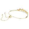 Pulseras Constella con cortes variados, multicolor, chapada en tono dorado Pulseras Constella con cortes variados, multicolor, chapada en tono dorado