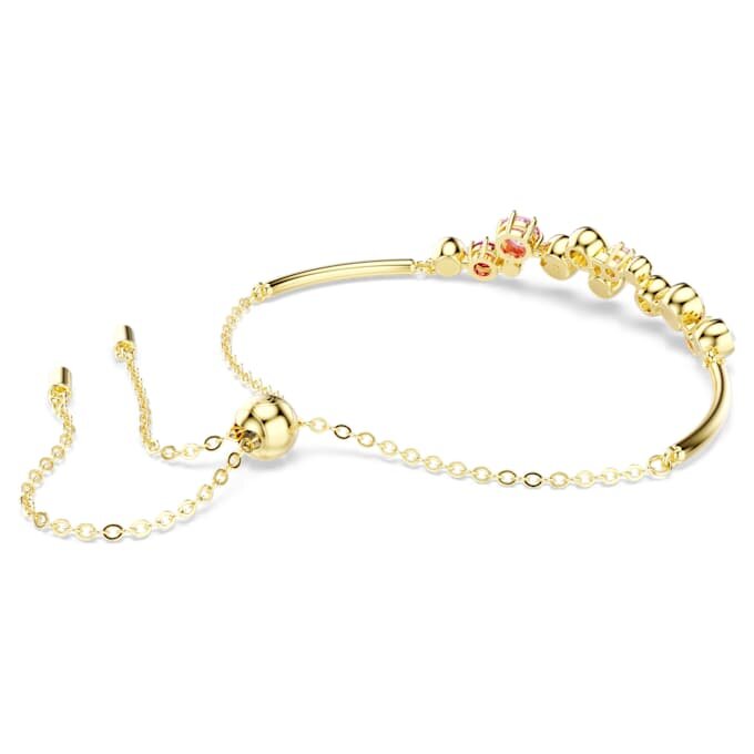 Pulseras Constella con cortes variados, multicolor, chapada en tono dorado Pulseras Constella con cortes variados, multicolor, chapada en tono dorado