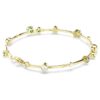 Pulseras Constella con cortes variados, verde, chapada en oro