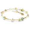 Pulseras Constella con cortes variados, verde, chapada en oro