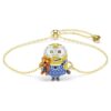 Pulseras de los Minions «Bob» con pavé, multicolor, chapada en tono dorado