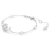 Pulseras de serpiente con perla de cristal, cortes variados, Año de la Serpiente, blanca, chapada en rodio Pulseras de serpiente con perla de cristal, cortes variados, Año de la Serpiente, blanca, chapada en rodio