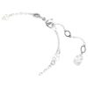 Pulseras de serpiente con perla de cristal, cortes variados, Año de la Serpiente, blanca, chapada en rodio Pulseras de serpiente con perla de cristal, cortes variados, Año de la Serpiente, blanca, chapada en rodio