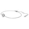 Pulseras Eternity con diamantes cultivados en laboratorio de 0,5 ct en total, forma de corazón, plata de ley Pulseras Eternity con diamantes cultivados en laboratorio de 0,5 ct en total, forma de corazón, plata de ley