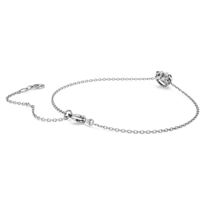 Pulseras Eternity con diamantes cultivados en laboratorio de 0,5 ct en total, forma de corazón, plata de ley Pulseras Eternity con diamantes cultivados en laboratorio de 0,5 ct en total, forma de corazón, plata de ley