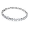 Pulseras Galaxy Tennis con diamantes cultivados en laboratorio, 5 ct en total, formas variadas, oro blanco de 14K Pulseras Galaxy Tennis con diamantes cultivados en laboratorio, 5 ct en total, formas variadas, oro blanco de 14K
