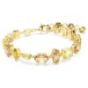 Pulseras Gema con cortes variados, amarilla, chapada en tono dorado Pulseras Gema con cortes variados, amarilla, chapada en tono dorado
