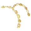 Pulseras Gema con cortes variados, amarilla, chapada en tono dorado Pulseras Gema con cortes variados, amarilla, chapada en tono dorado