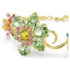 Pulseras Idyllia con cortes variados, flor, multicolor, chapada en tono dorado Pulseras Idyllia con cortes variados, flor, multicolor, chapada en tono dorado