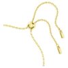 Pulseras Idyllia con cortes variados, trébol, verde, chapada en tono dorado Pulseras Idyllia con cortes variados, trébol, verde, chapada en tono dorado