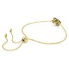 Pulseras Idyllia con cortes variados, trébol, verde, chapada en tono dorado Pulseras Idyllia con cortes variados, trébol, verde, chapada en tono dorado