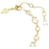Pulseras Imber con cortes variados, blancas, chapadas en tono dorado Pulseras Imber con cortes variados, blancas, chapadas en tono dorado