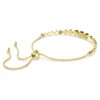 Pulseras Imber con cristales redondos de diferentes tallas, blancas, chapadas en oro Pulseras Imber con cristales redondos de diferentes tallas, blancas, chapadas en oro