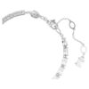 Pulseras Matrix con cortes variados, blancas, chapadas en rodio Pulseras Matrix con cortes variados, blancas, chapadas en rodio