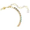 Pulseras Matrix Tennis de corte redondo, multicolor, chapada en tono dorado Pulseras Matrix Tennis de corte redondo, multicolor, chapada en tono dorado