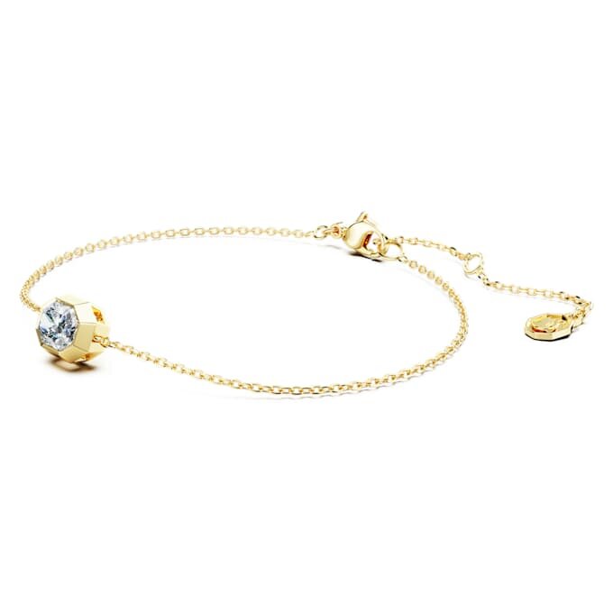 Pulseras octogonales con diamantes cultivados en laboratorio (0,5 quilates en total), forma octogonal, oro amarillo de 14 quilates Pulseras octogonales con diamantes cultivados en laboratorio (0,5 quilates en total), forma octogonal, oro amarillo de 14 quilates