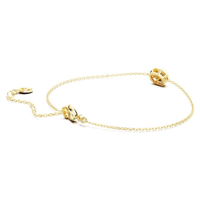 Pulseras octogonales con diamantes cultivados en laboratorio (0,5 quilates en total), forma octogonal, oro amarillo de 14 quilates Pulseras octogonales con diamantes cultivados en laboratorio (0,5 quilates en total), forma octogonal, oro amarillo de 14 quilates