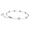 Pulseras octogonales con diamantes cultivados en laboratorio, 0,8 ct en total, forma redonda, plata de ley Pulseras octogonales con diamantes cultivados en laboratorio, 0,8 ct en total, forma redonda, plata de ley