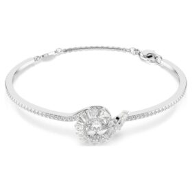 Pulseras «Serpiente» con cortes variados, Año de la Serpiente, blanca, chapada en rodio Pulseras «Serpiente» con cortes variados, Año de la Serpiente, blanca, chapada en rodio