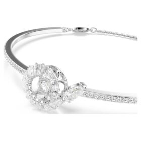 Pulseras «Serpiente» con cortes variados, Año de la Serpiente, blanca, chapada en rodio Pulseras «Serpiente» con cortes variados, Año de la Serpiente, blanca, chapada en rodio