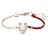 Pulseras Symbolica con perla de cristal, pavé, herradura, blanca, chapada en tono oro rosa Pulseras Symbolica con perla de cristal, pavé, herradura, blanca, chapada en tono oro rosa