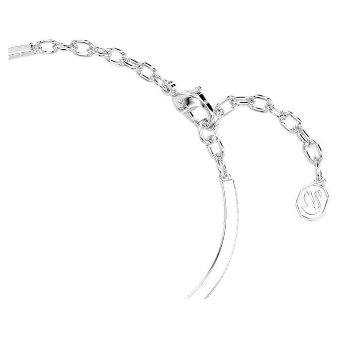 Pulseras Symbolica Pavé, herradura, blanca, chapada en rodio Pulseras Symbolica Pavé, herradura, blanca, chapada en rodio