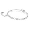 Pulseras Symbolica Pavé, herradura, blanca, chapada en rodio Pulseras Symbolica Pavé, herradura, blanca, chapada en rodio