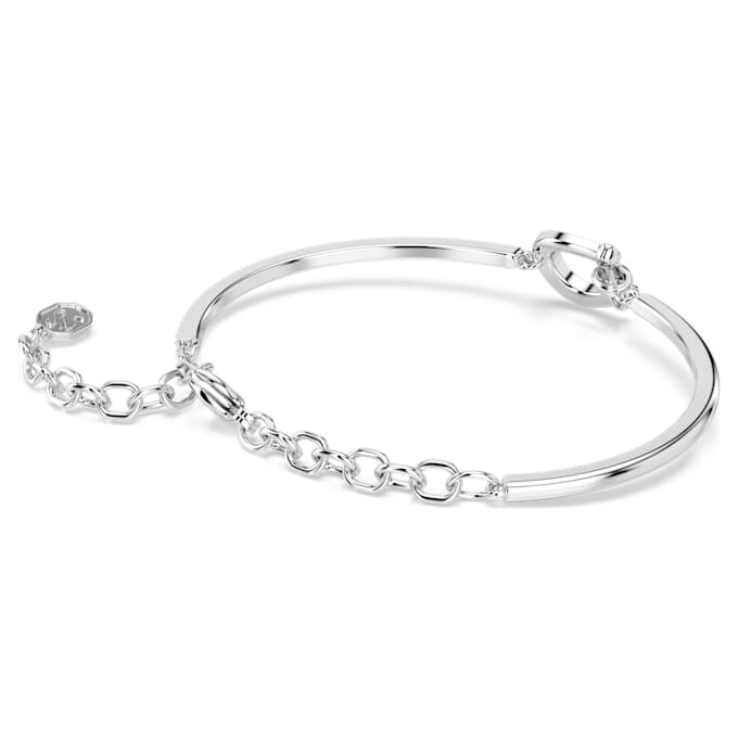 Pulseras Symbolica Pavé, herradura, blanca, chapada en rodio Pulseras Symbolica Pavé, herradura, blanca, chapada en rodio