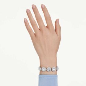 Pulseras «Una Angelic» blancas, chapadas en rodio Pulseras «Una Angelic» blancas, chapadas en rodio