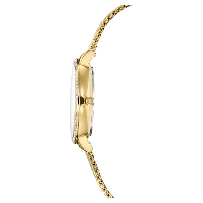 Reloj Clarica de fabricación suiza, brazalete metálico, tono dorado, acabado dorado Reloj Clarica de fabricación suiza, brazalete metálico, tono dorado, acabado dorado